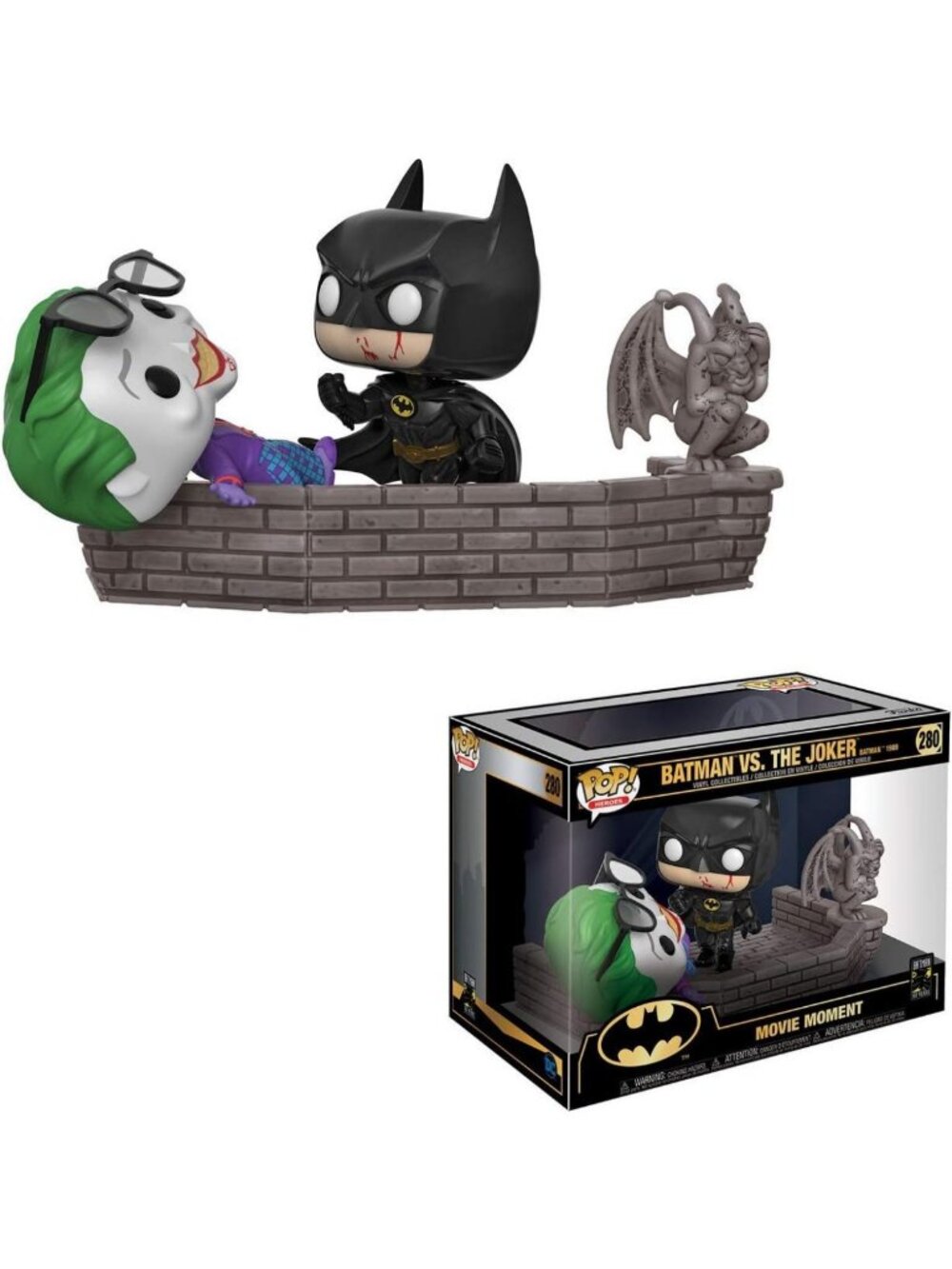 Batman & Joker Movie Moment Funko Pop! Collectible Figure - 80th Anniversary